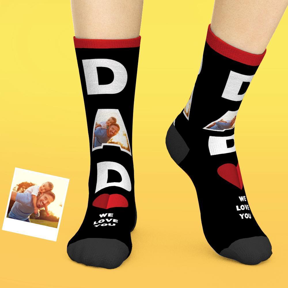 Printed In AU Custom Face Socks Add Pictures Socks