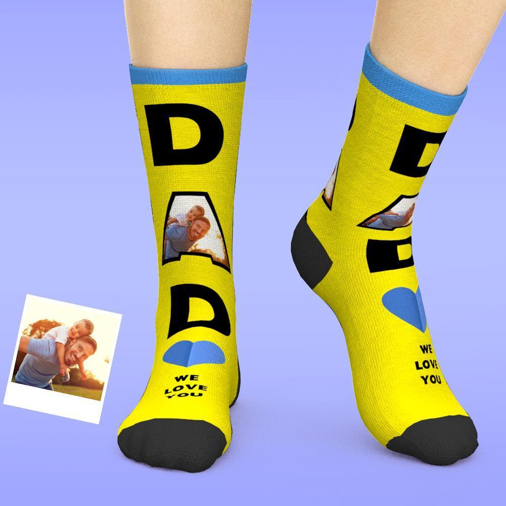 Printed In AU Custom Face Socks Add Pictures Socks