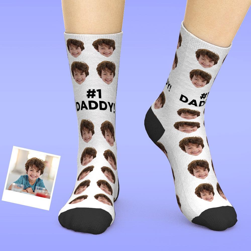 Printed In AU Custom Face Socks Add Pictures Socks
