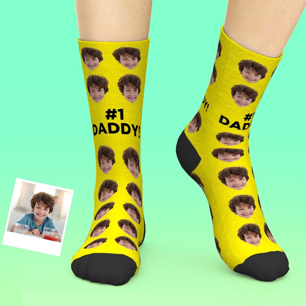 Printed In AU Custom Face Socks Add Pictures Socks
