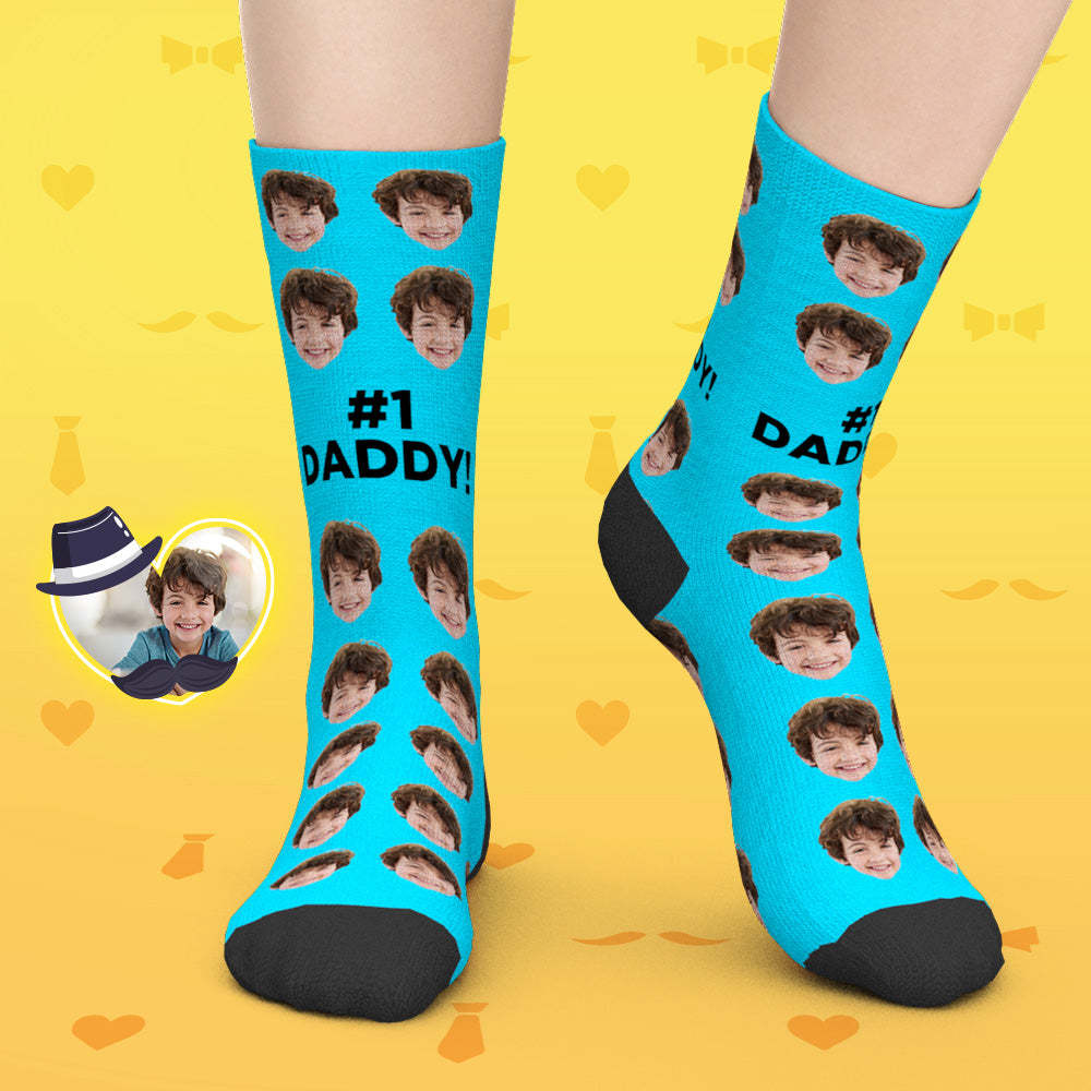 Printed In AU Custom Face Socks Add Pictures Socks
