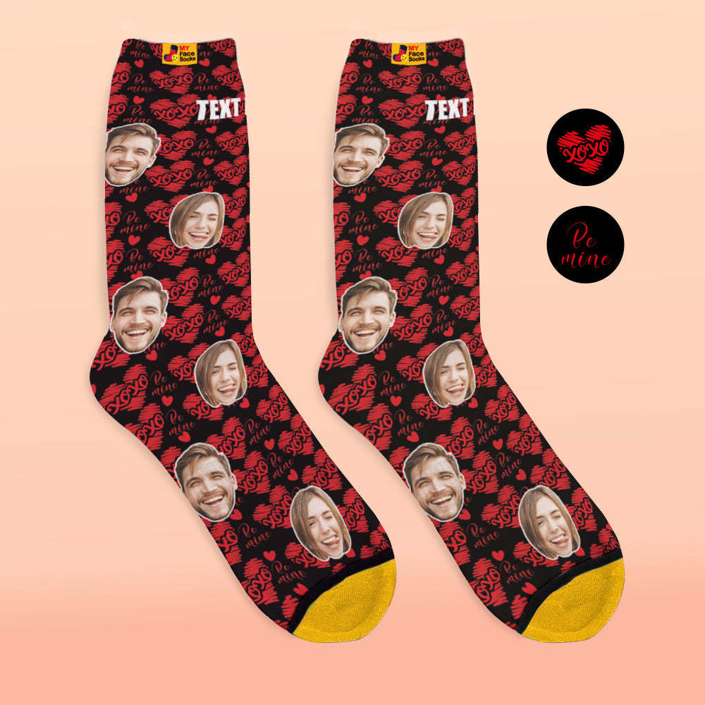 Custom 3D Digital Printed Socks My Face Socks Add Pictures and Name - Superhero