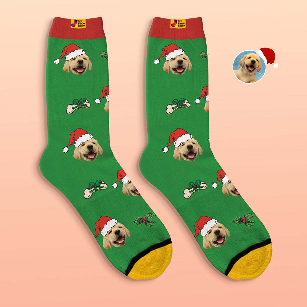 Custom 3D Digital Printed Socks Cute Pet Face Socks Christmas Gift - MyFaceSocksAu