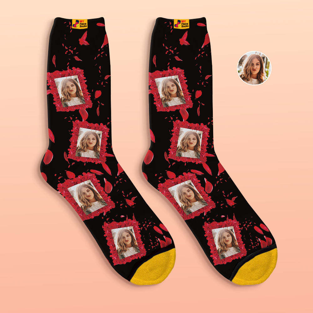 Custom 3D Digital Printed Socks All of Our Best Valentine's Day Face Socks - MyFaceSocksAu