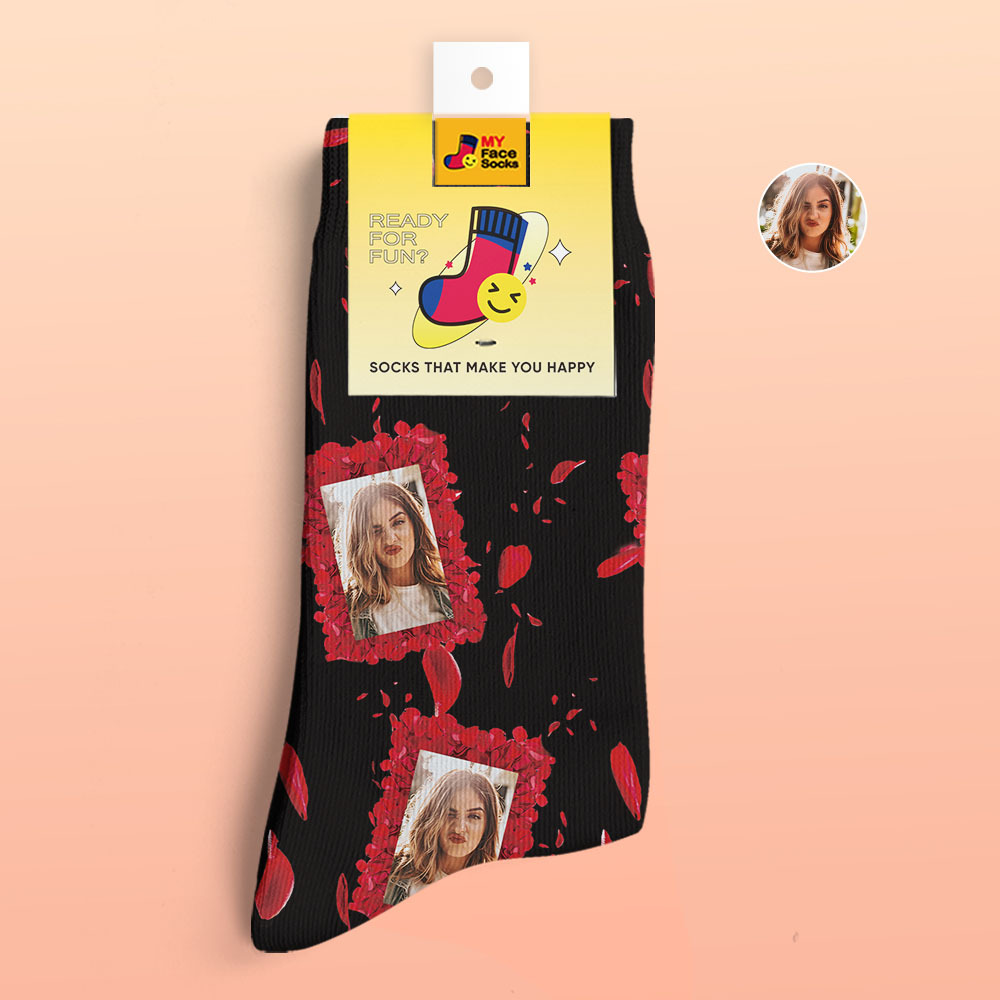 Custom 3D Digital Printed Socks All of Our Best Valentine's Day Face Socks - MyFaceSocksAu