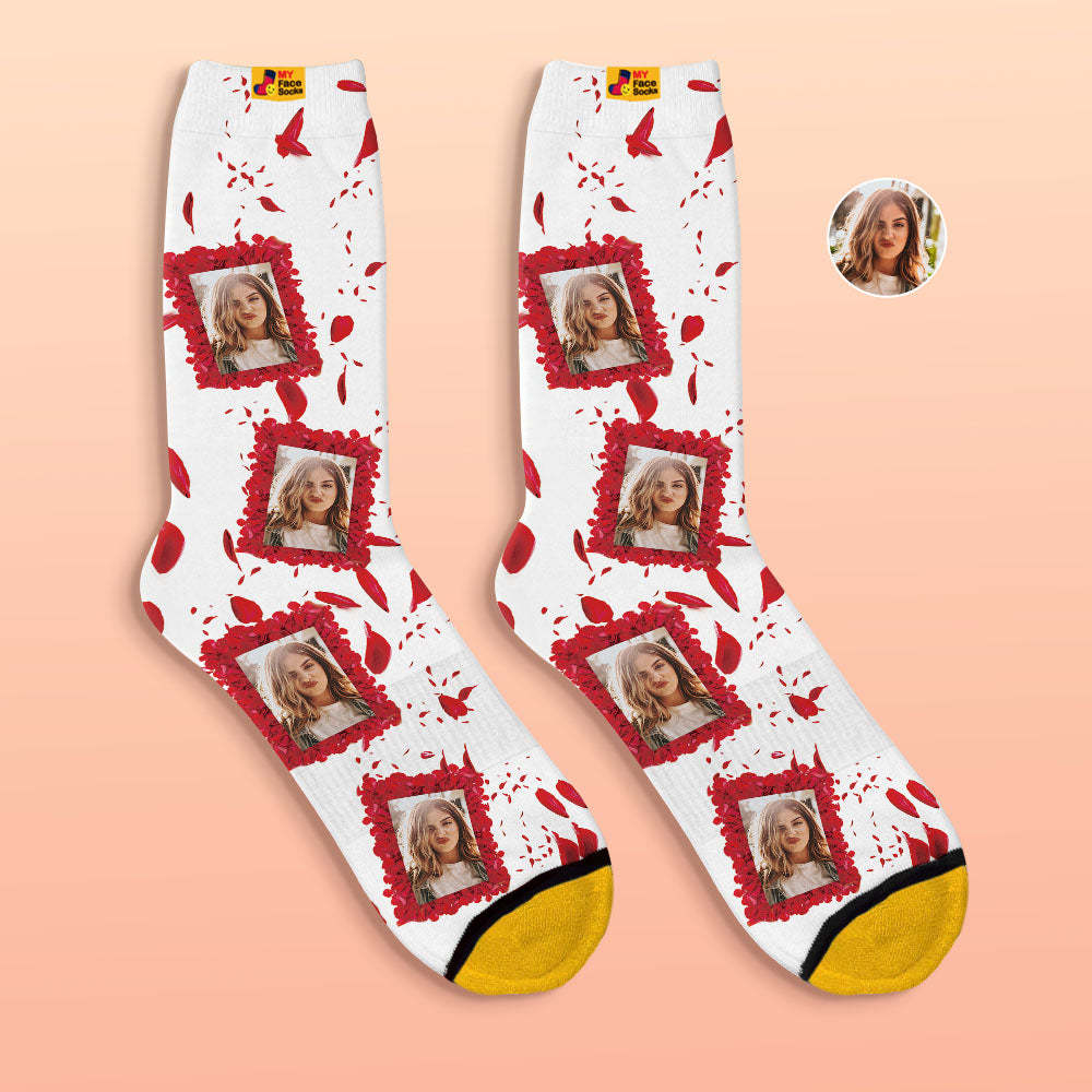 Custom 3D Digital Printed Socks All of Our Best Valentine's Day Face Socks - MyFaceSocksAu