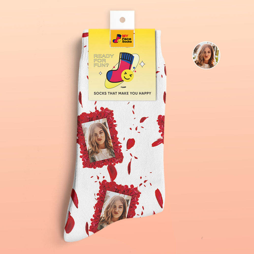 Custom 3D Digital Printed Socks All of Our Best Valentine's Day Face Socks - MyFaceSocksAu