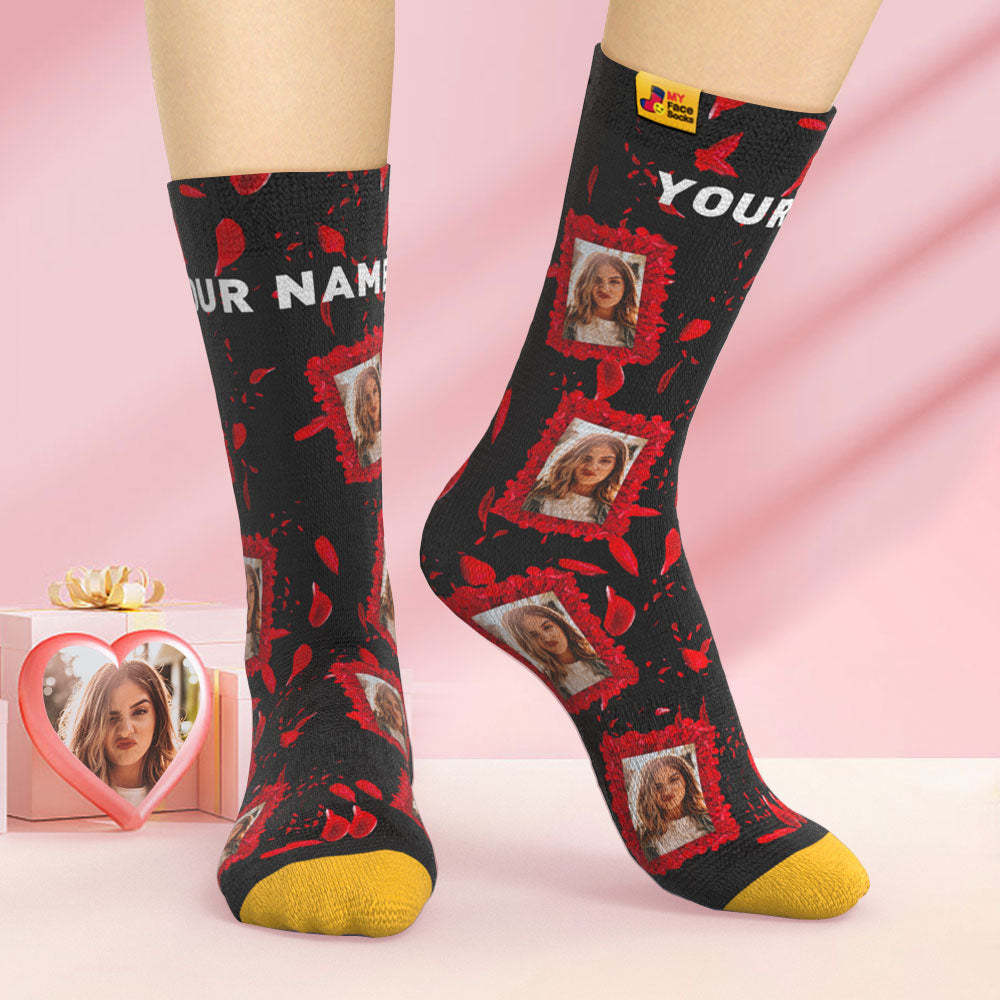 Custom 3D Digital Printed Socks All of Our Best Valentine's Day Face Socks - MyFaceSocksAu