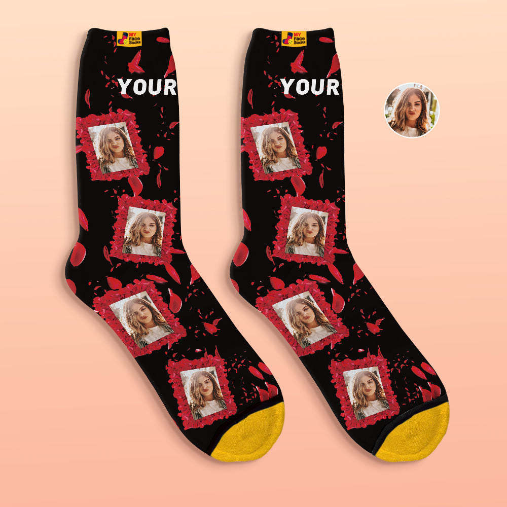 Custom 3D Digital Printed Socks All of Our Best Valentine's Day Face Socks - MyFaceSocksAu