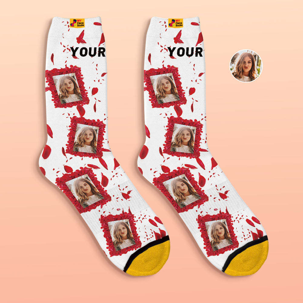 Custom 3D Digital Printed Socks All of Our Best Valentine's Day Face Socks - MyFaceSocksAu