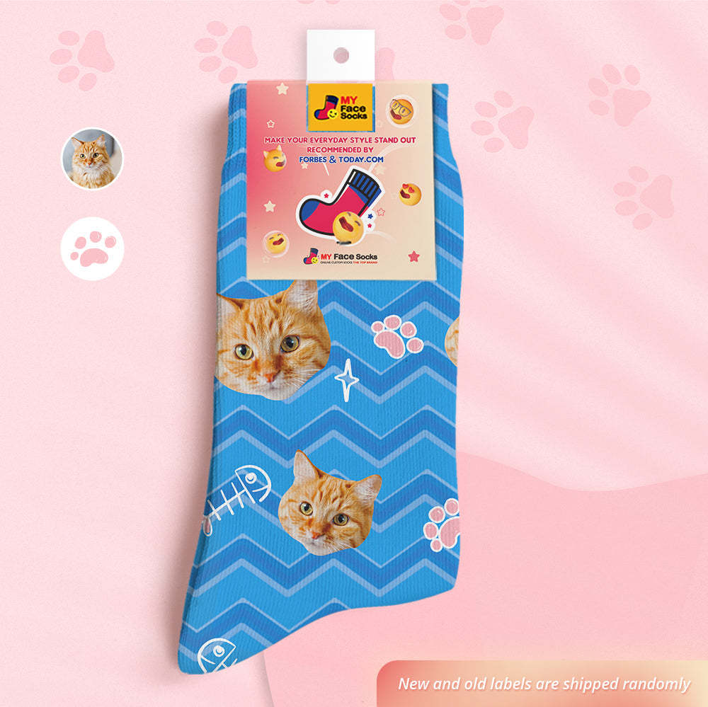 Custom Face Socks Personalised 3D Digital Printed Socks-Cute Pet Face - MyFaceSocksAu