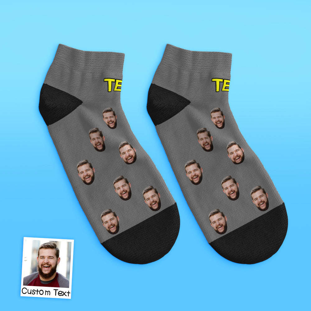 Custom Face Socks Short Socks Summer Socks