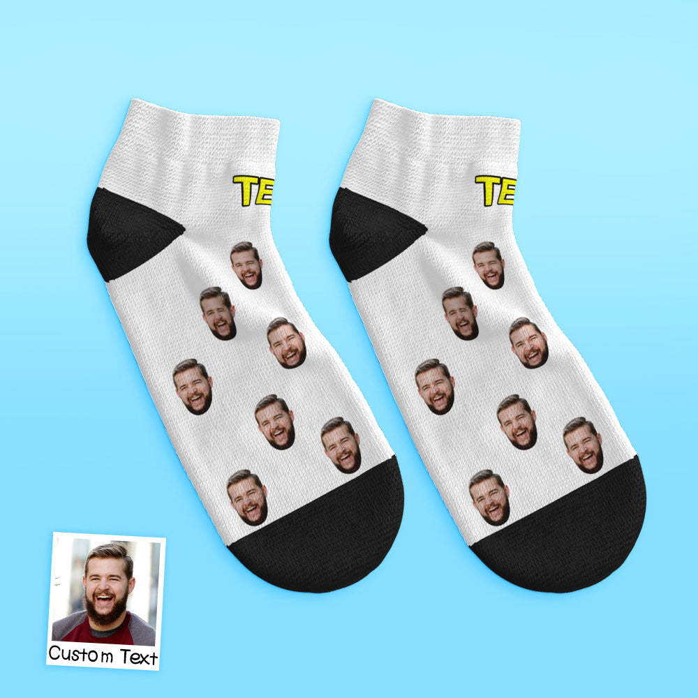 Custom Face Socks Short Socks Summer Socks