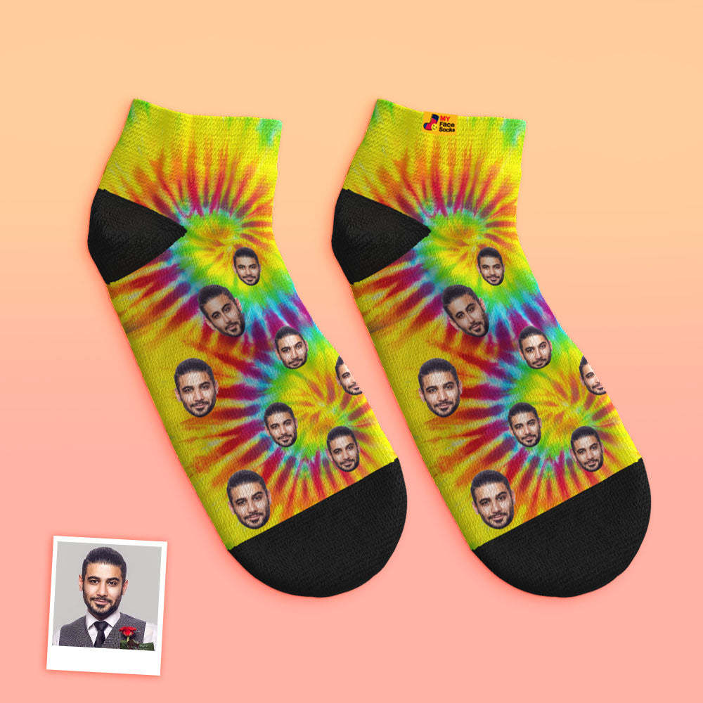 Custom Low Cut Ankle Face Socks 