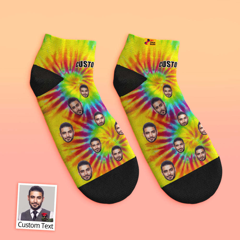 Custom Low Cut Ankle Face Socks 