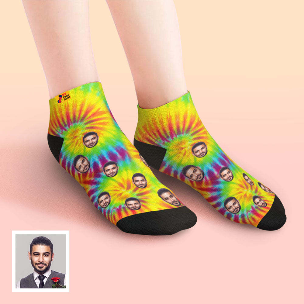 Custom Low Cut Ankle Face Socks
