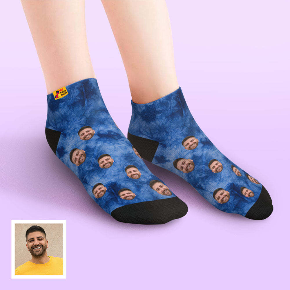 Custom Low Cut Ankle Face Socks 