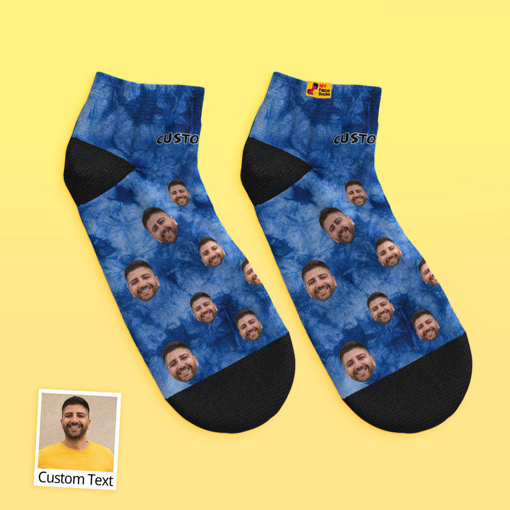 Custom Low Cut Ankle Face Socks 