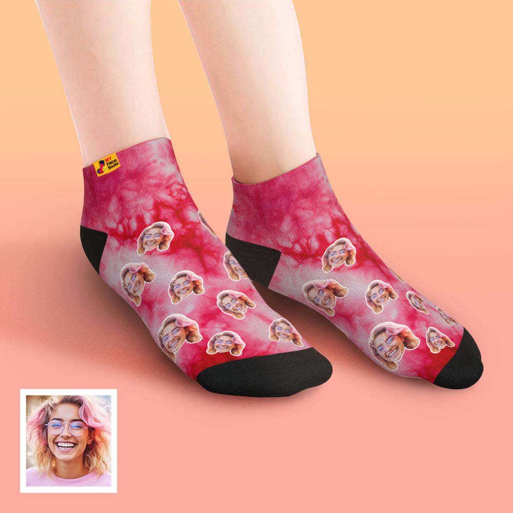 Custom Low Cut Ankle Face Socks