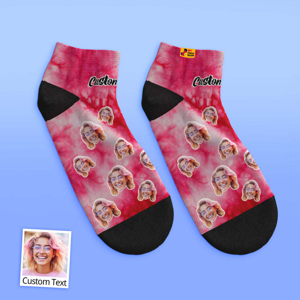 Custom Low Cut Ankle Face Socks 