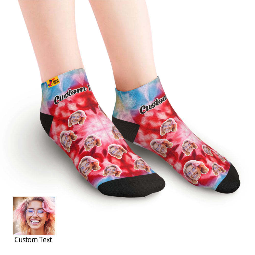 Custom Low Cut Ankle Face Socks 