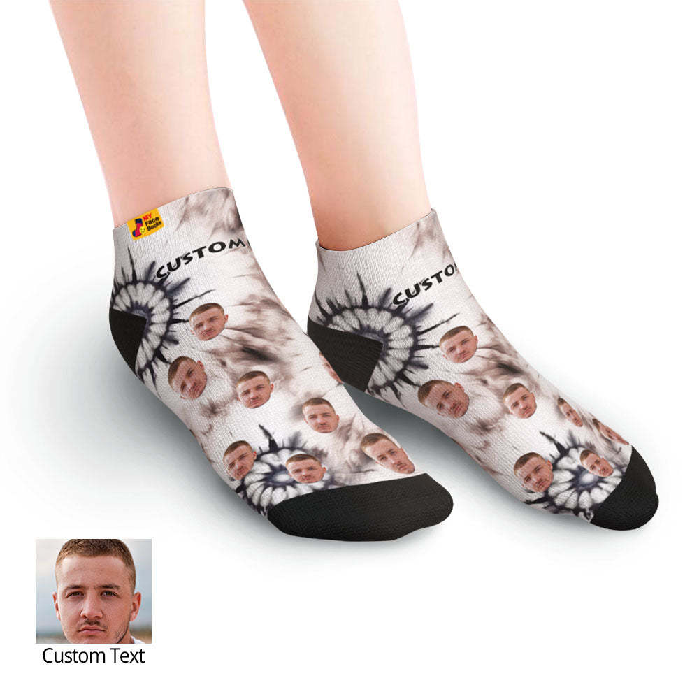 Custom Low Cut Ankle Face Socks 