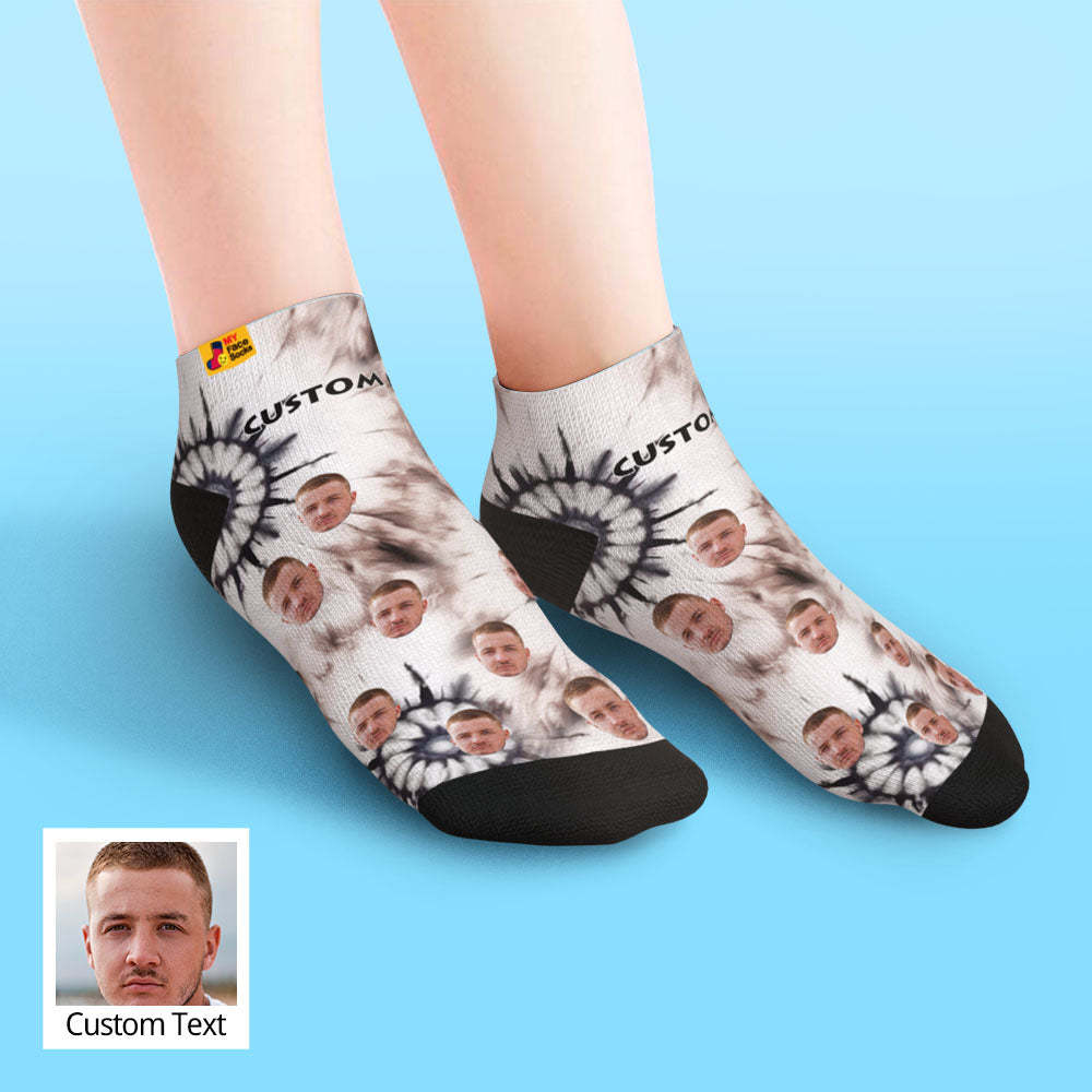 Custom Low Cut Ankle Face Socks 