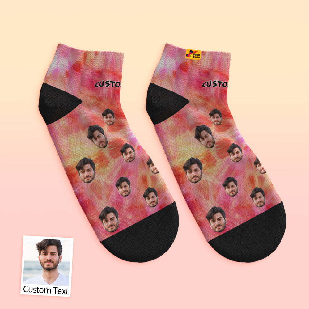 Custom Low Cut Ankle Face Socks 