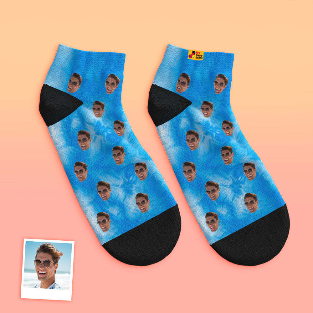 Custom Low cut Ankle Socks Personalized Face Socks