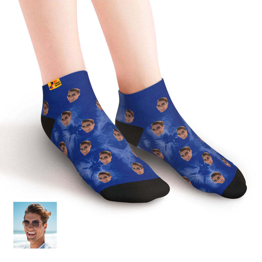 Custom Low cut Ankle Socks Personalized Face Socks