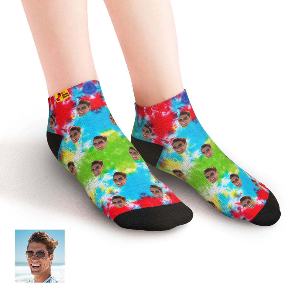 Custom Low cut Ankle Socks Personalized Face Socks
