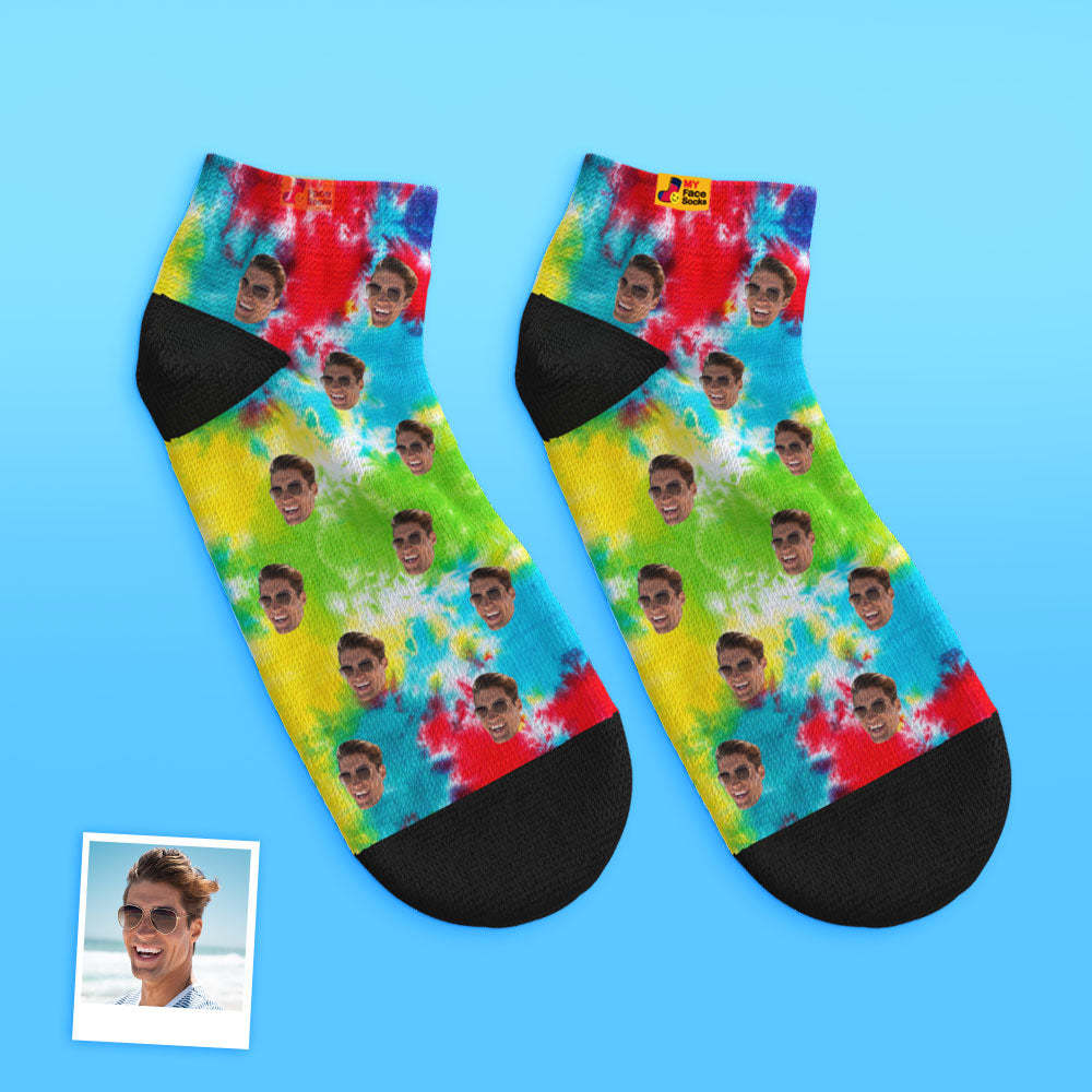 Custom Low cut Ankle Socks Personalized Face Socks