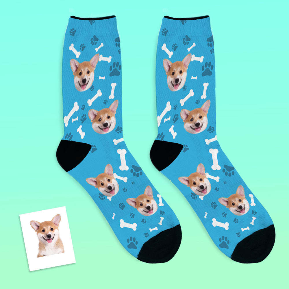 Gift For Dog Mom - Custom Dog Socks