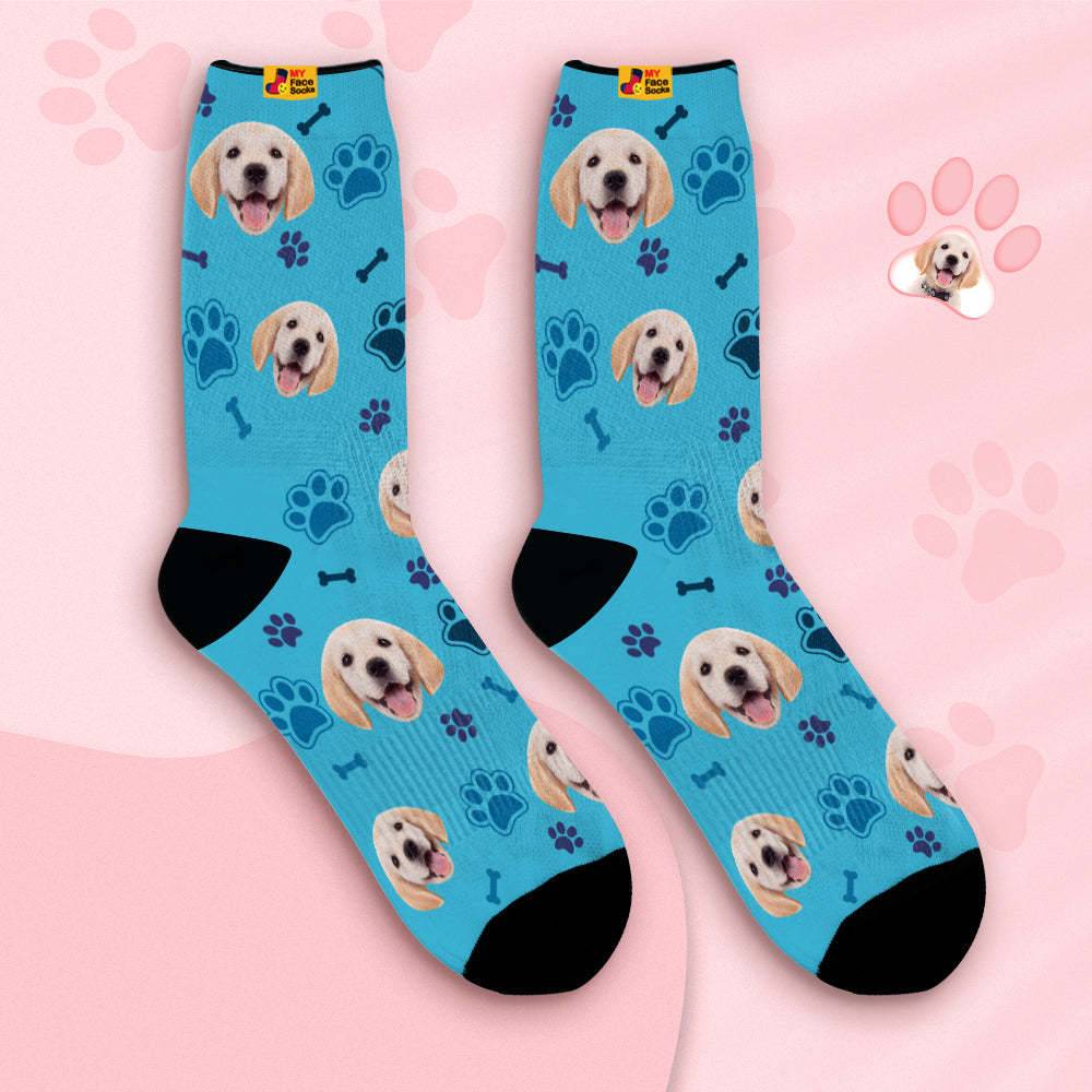 Custom Breathable Face Socks Personalised Soft Socks Gifts Dog Face - MyFaceSocksAu