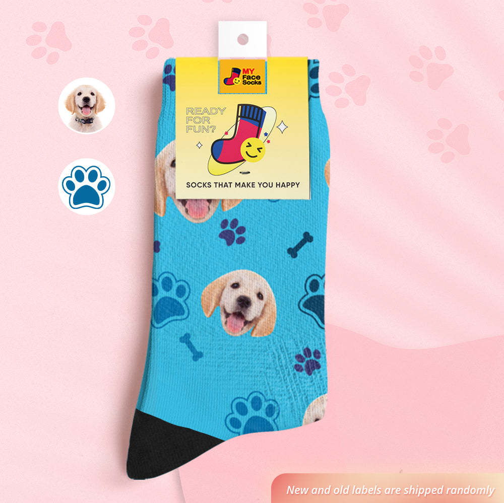 Custom Breathable Face Socks Personalised Soft Socks Gifts Dog Face - MyFaceSocksAu