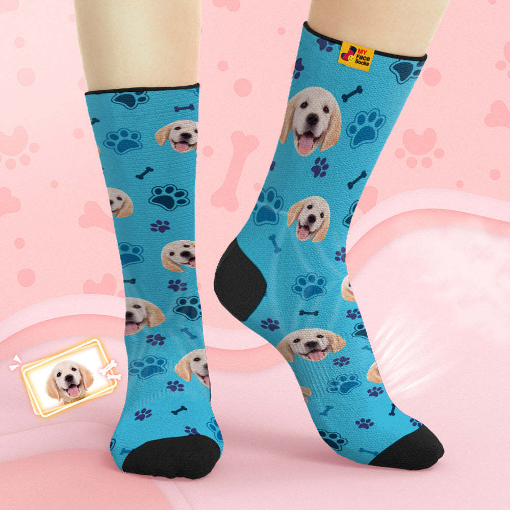 Custom Breathable Face Socks Personalised Soft Socks Gifts Dog Face - MyFaceSocksAu