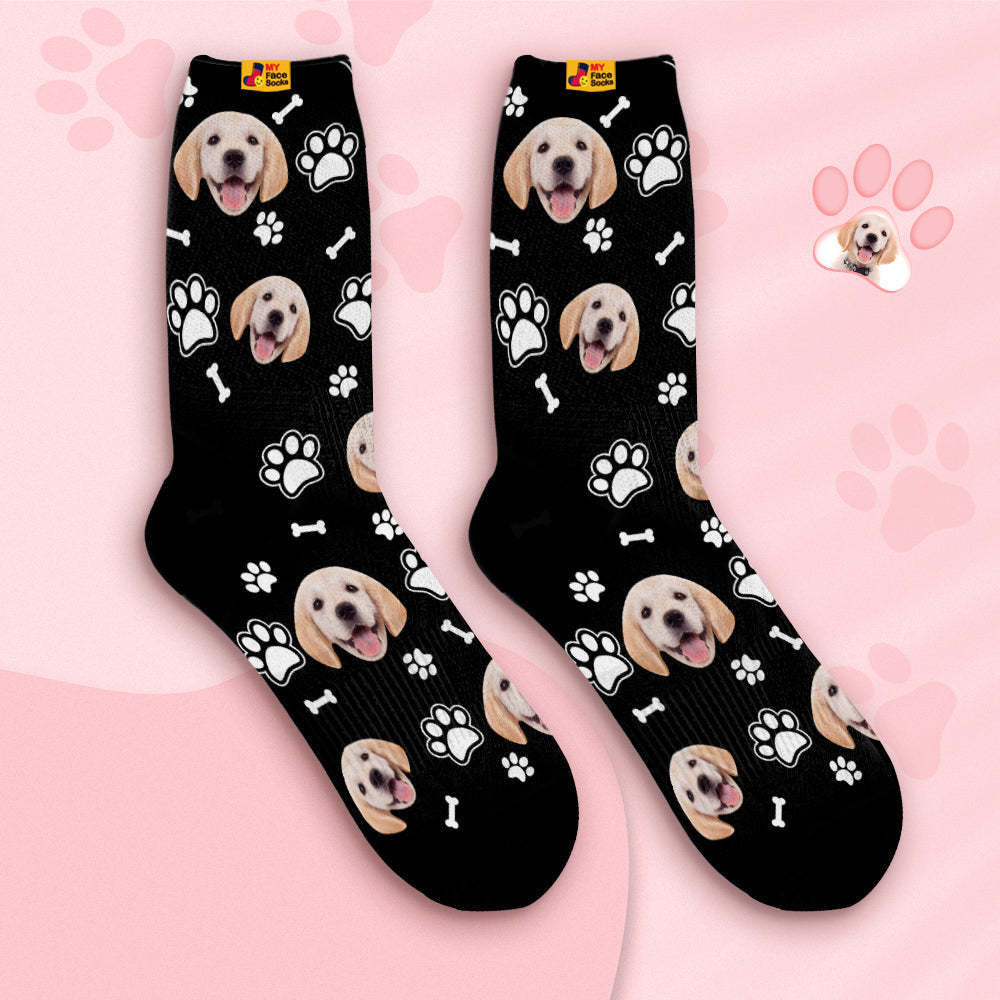 Custom Breathable Face Socks Personalised Soft Socks Gifts Dog Face - MyFaceSocksAu