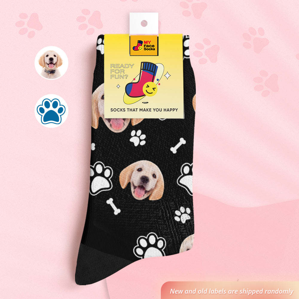 Custom Breathable Face Socks Personalised Soft Socks Gifts Dog Face - MyFaceSocksAu