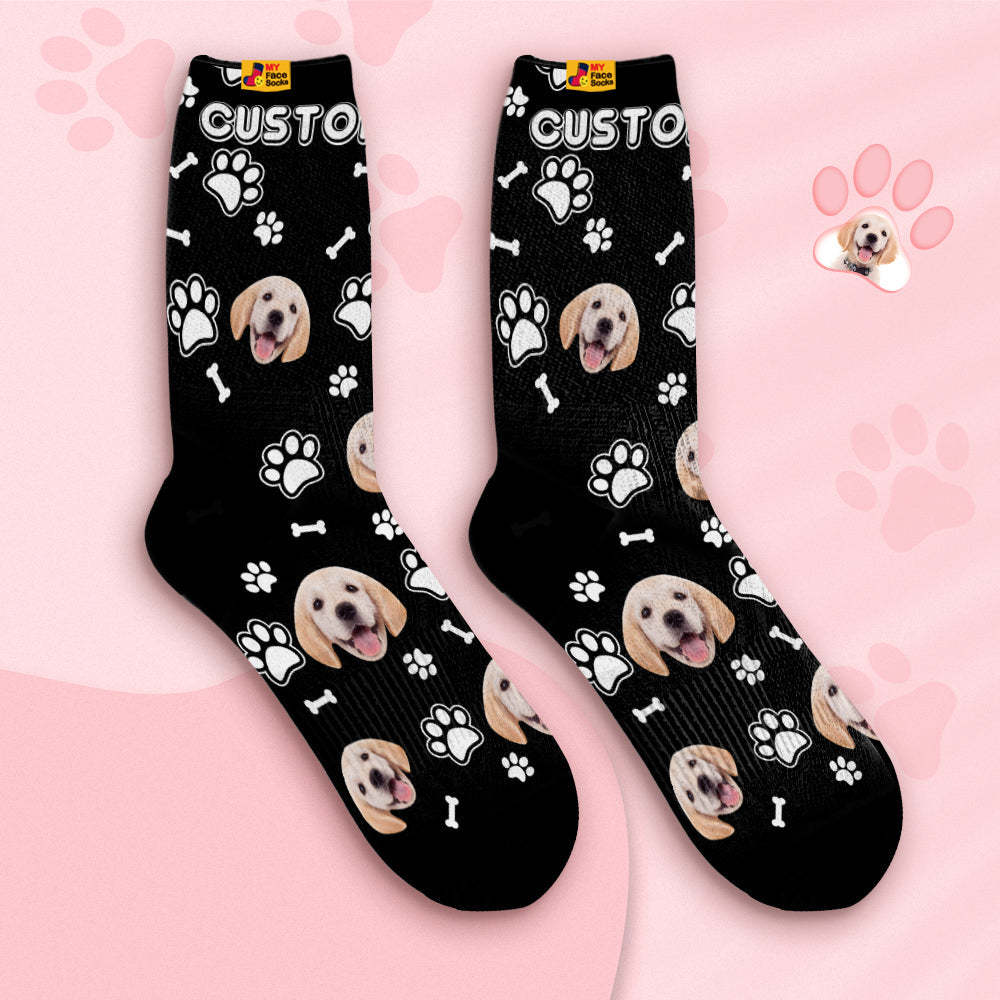 Custom Breathable Face Socks Personalised Soft Socks Gifts Dog Face - MyFaceSocksAu