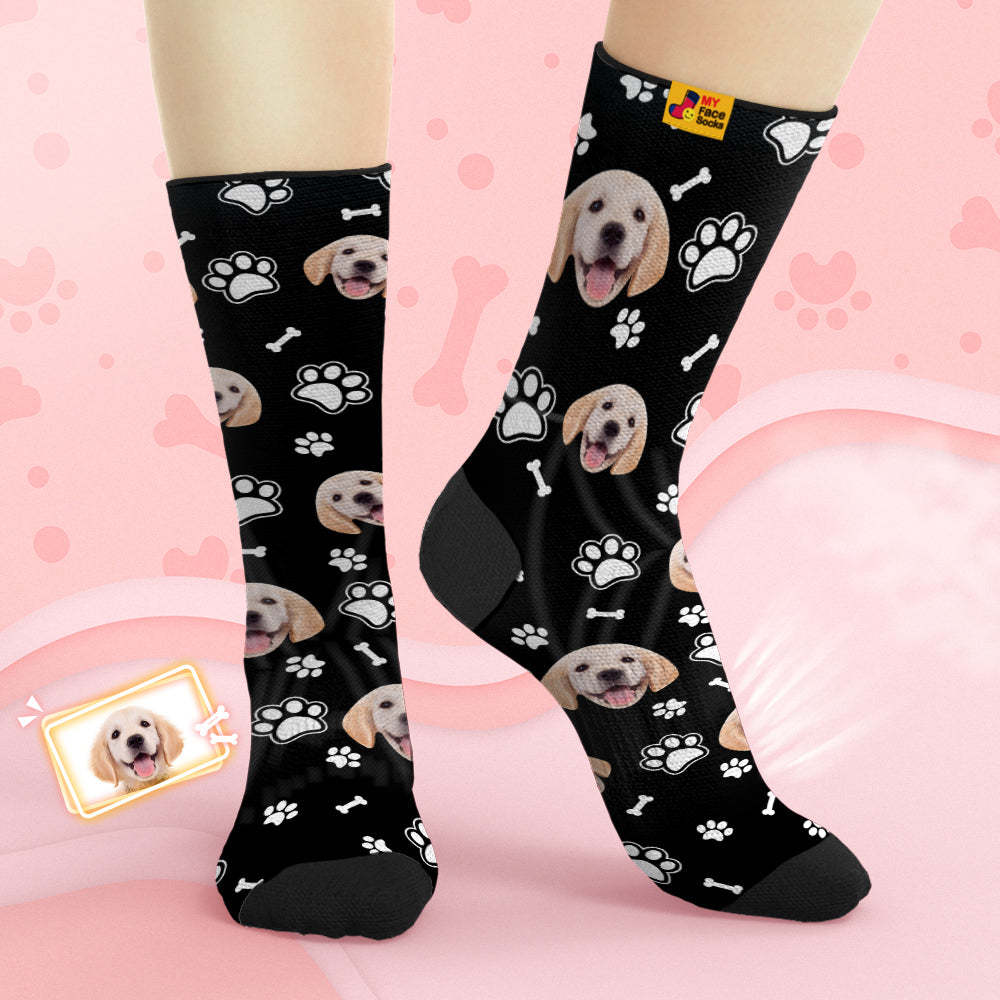 Custom Breathable Face Socks Personalised Soft Socks Gifts Dog Face - MyFaceSocksAu