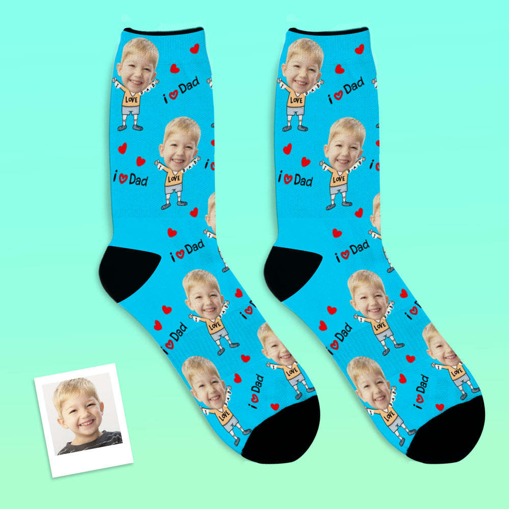 Custom Face Socks To The Dearest Dad-MyFaceSocksAU