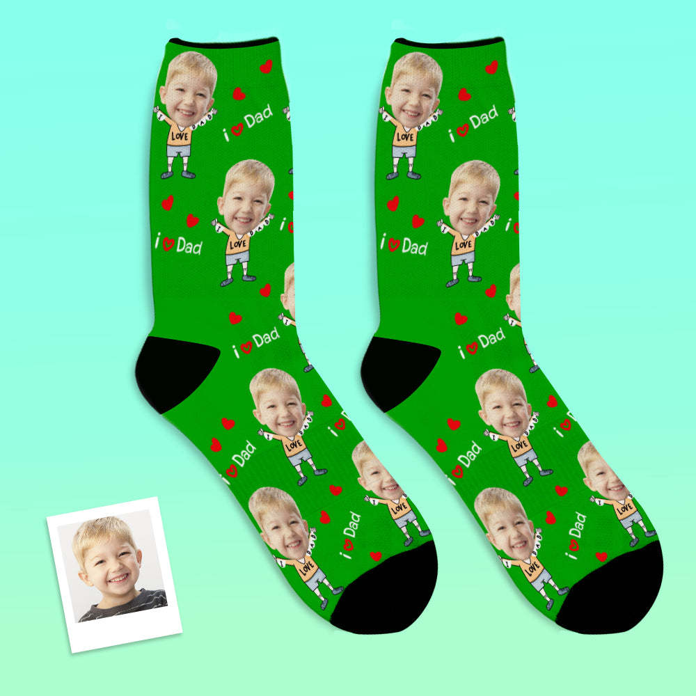 Custom Face Socks To The Dearest Dad-MyFaceSocksAU