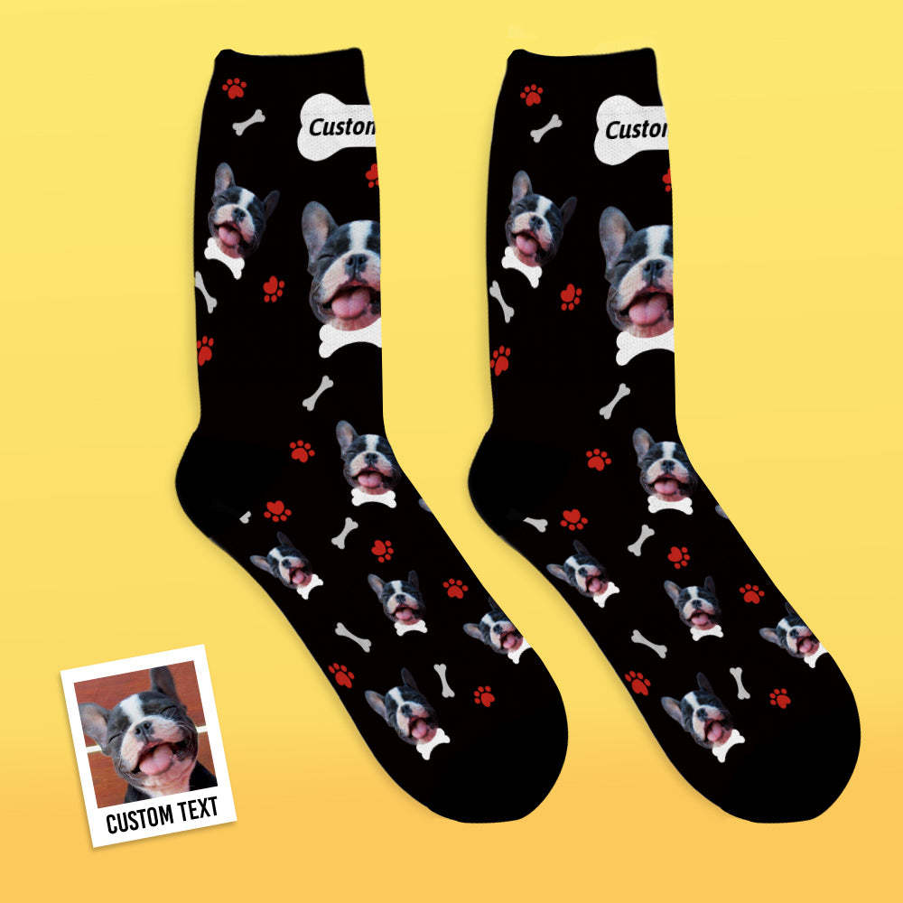 Custom Face Socks Breathable Photo Socks Love Pet Socks - MyFaceSocksAu