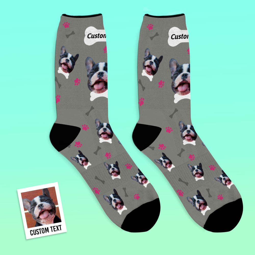 Custom Face Socks Breathable Photo Socks Love Pet Socks - MyFaceSocksAu