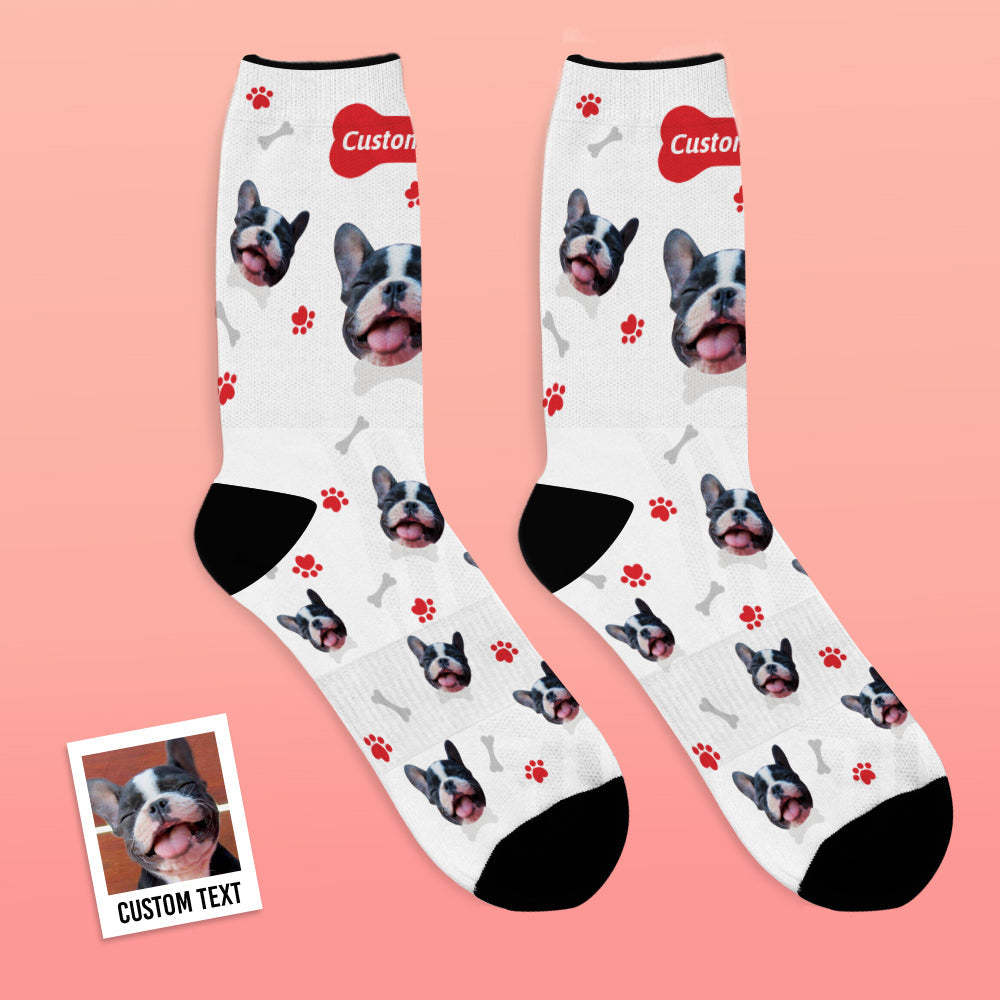 Custom Face Socks Breathable Photo Socks Love Pet Socks - MyFaceSocksAu