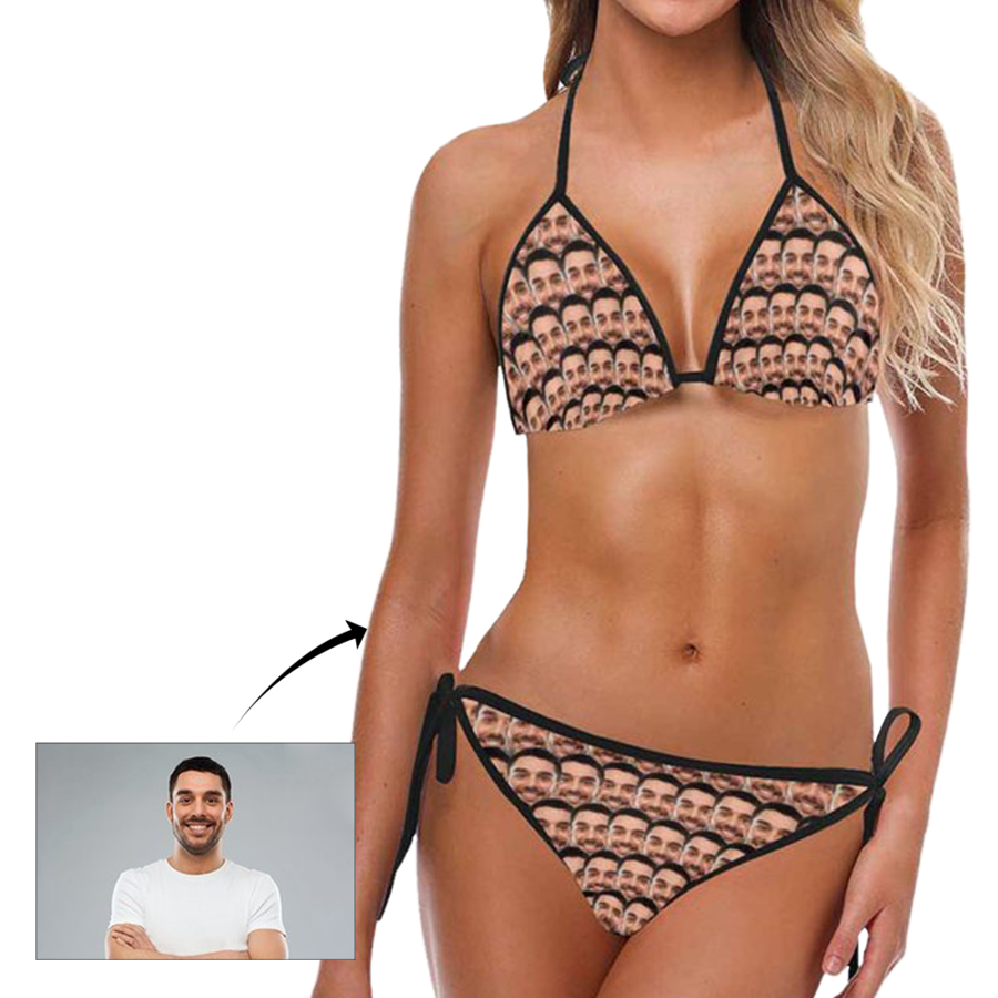 Custom Face Mash Women's Sexy Bikini Suit - MyFaceSocksAu