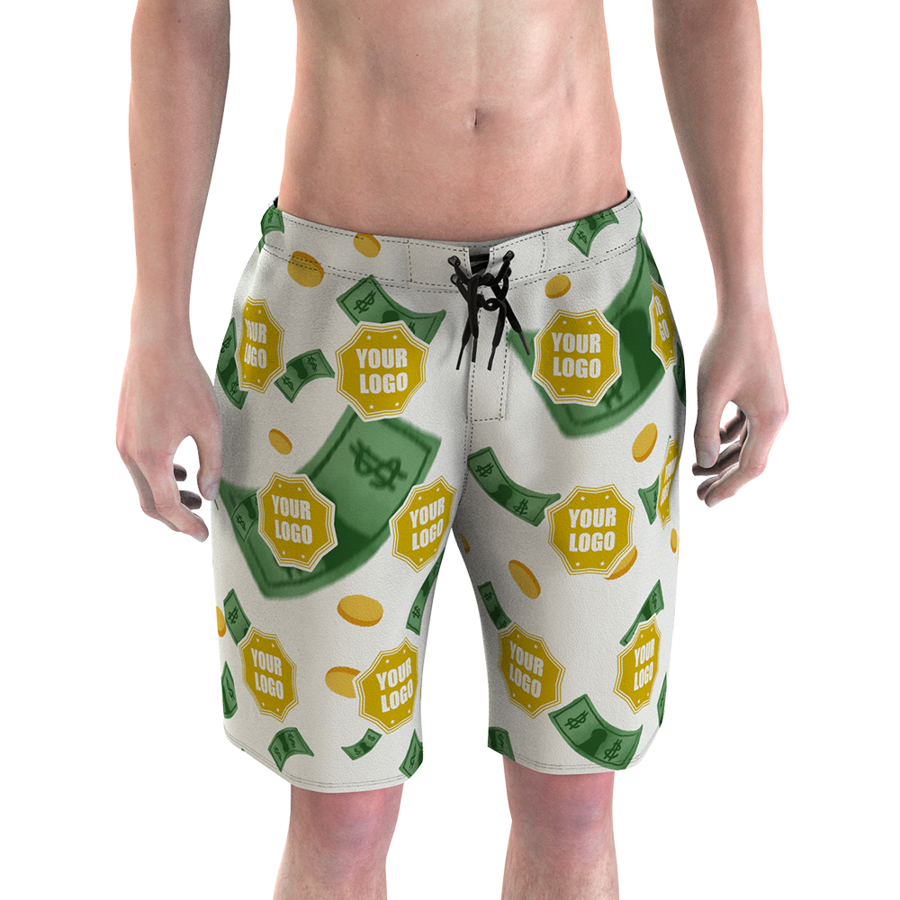 Custom Men's Mash Photo Swim Trunk with Your Logo