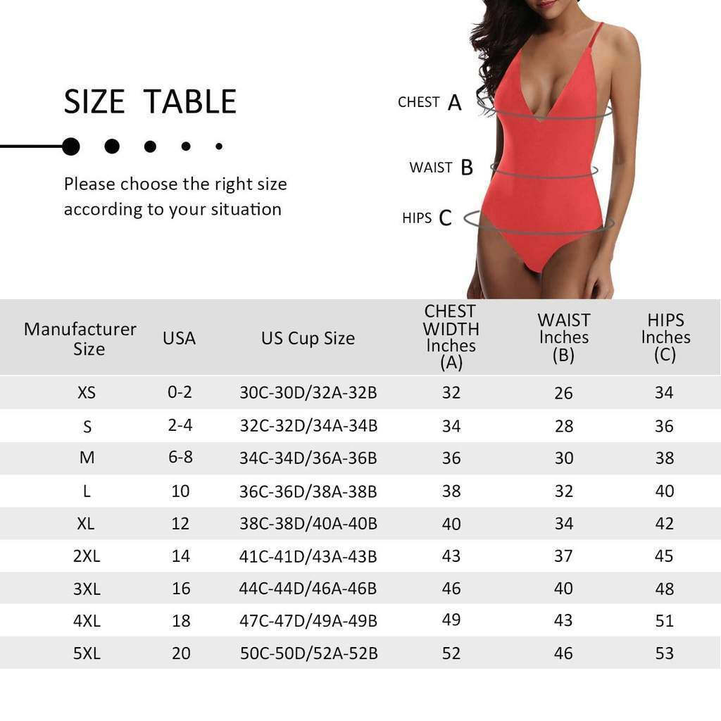 Custom Face V-Neck Bikini Women's Photo One Piece Swimsuit Women's Gifts - Coulorful Leaves - MyFaceSocksAu