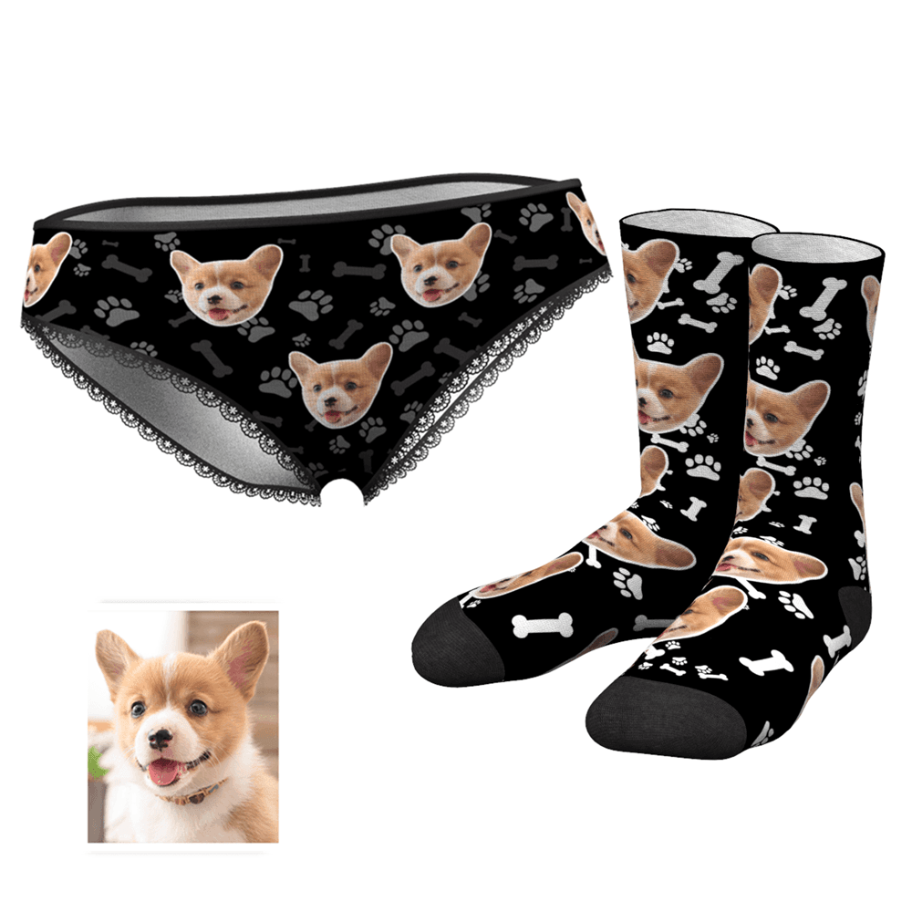 Custom Dog Face Panties - MyFaceSocksAU