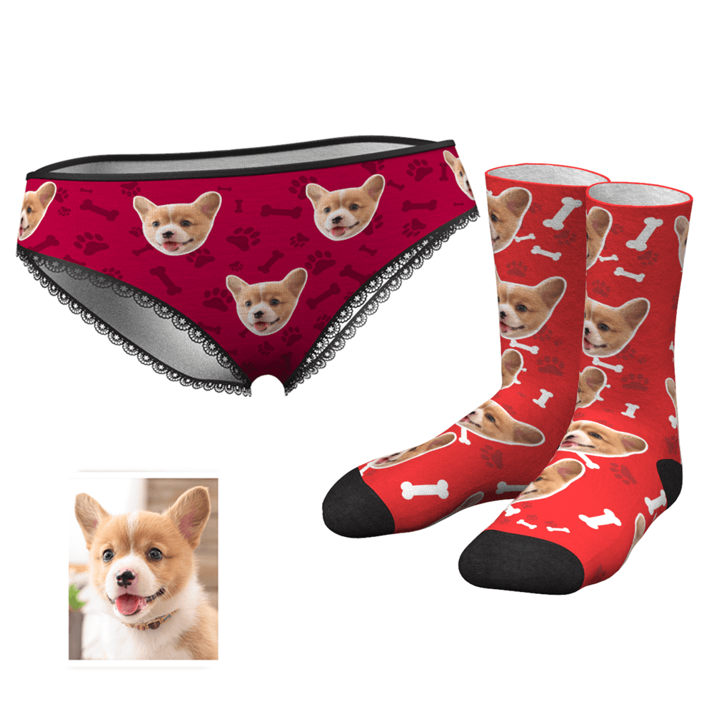 Custom Dog Face Panties - MyFaceSocksAU